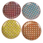 Pols Potten - Hippy plate Ø 27 cm, various colors (set of 4)