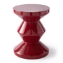 Pols Potten - Zig Zag Stool, ruby red