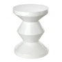 Pols Potten - Zig Zag Stool, white