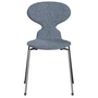 Fritz Hansen - Ant 3101 Chair, light blue (Vanir 0733) / ash lavender colored / chromed