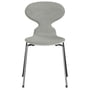 Fritz Hansen - Ant 3101 Chair, white / gray (Hallingdal 0110 ) / ash lacquered white / chromed