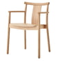 Audo - Merkur Dining Armrest Chair, natural / natural oak