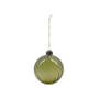 House Doctor - Fluted Ornament, Ø 8 cm, green