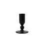 House Doctor - Folk Candlestick, H 7 cm, black