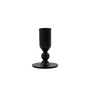 House Doctor - Folk Candlestick, H 7 cm, black