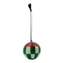 House Doctor - Harlequin Ornament, green / red / sand