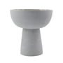 House Doctor - Marb Candlestick, H 21 cm, gray