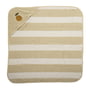 Bloomingville - Mini Agnes Towel with hood, 78 x 78 cm, yellow / white