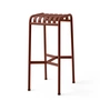 HAY - Palissade Bar stool, iron red