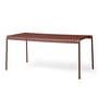 Hay - Palissade Table, rectangular, 170 x 90 cm, iron red