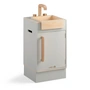 Sebra - KIDchen Children's wooden kitchen, sink, beige