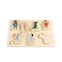 Sebra - Wooden puzzle, Toes / Builders