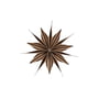 OYOY - Toppu Poinsettia, Ø 25 cm, brown / black