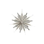 OYOY - Toppu Christmas star, Ø 25 cm, white / black