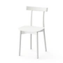 NINE - Skinny Wooden Chair, white (RAL 9003)