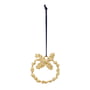 Rosendahl - Karen Blixens Christmas pendant, holly, h 7 cm, gold plated