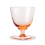 Holmegaard - Flow Drinking glass with base 35 cl, pink