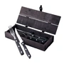 Gense - Old Farmer Steak cutlery, black / steel (4 pcs.)
