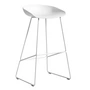 HAY - About A Stool AAS 38 Bar stool H 85, white 2. 0 (plastic glides)