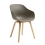 HAY - About A Chair AAC 222, lacquered oak / khaki 2. 0 (plastic glides)