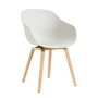 HAY - About A Chair AAC 222, lacquered oak / melange cream 2. 0 (plastic glides)