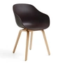 HAY - About A Chair AAC 222, lacquered oak / raisin 2. 0 (plastic glides)