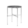 Gubi - TS Coffee table Ø 40 cm, polished / marble gray