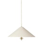 Gubi - 1967 Pendant lamp, canvas / brass