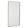 HAY - Arcs Mirror, L, rectangular, burgundy