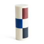 HAY - Column Candle, L, off-white / brown / black / blue