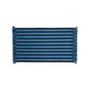 HAY - Stripes and Stripes Wool Carpet, 95 x 52 cm, blue