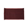 Hay - Stripes and Stripes Wool carpet, 95 x 52 cm, cherry