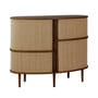 Umage - Audacious Highboard chest of drawers, dark oak / sugar brown