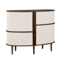 Umage - Audacious Highboard chest of drawers, dark oak / white sands
