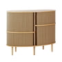 Umage - Audacious Highboard chest of drawers, natural oak / sugar brown