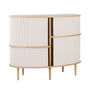 Umage - Audacious Highboard Chest of drawers, natural oak / white sands