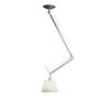 Artemide - Tolomeo Decentrata Suspensione Pendant lamp, aluminum / parchment shade Ø 32 cm