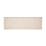 Broste Copenhagen - Elouise Table runner, off-white / fungi gray