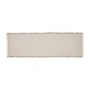 Broste Copenhagen - Elouise Table runner, off-white / black