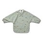 LIEWOOD - Merle Cape bib, vehicles, dove blue mix