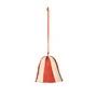 Broste Copenhagen - Christmas Pulp Decorative pendant, bell, pumpkin orange