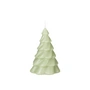 Broste Copenhagen - Pinus Christmas tree candle, Ø 10 cm, light dusty green