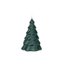 Broste Copenhagen - Pinus Christmas tree candle, Ø 10 cm, grape leaf green