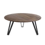 Muubs - Space Coffee table Ø 90 cm, smoked oak