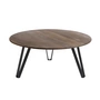 Muubs - Space Coffee table Ø 90 cm, smoked oak