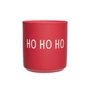 Design Letters - AJ Favourite Porcelain mug, Ho Ho Ho / faded rose