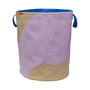 Mette Ditmer - Nova Arte Laundry basket, Ø 40 cm x H 50 cm, sand / purple