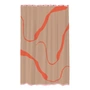 Mette Ditmer - Nova Arte Shower curtain, latte / orange