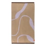 Mette Ditmer - Nova Arte Bath towel, 70 x 133 cm, sand / purple