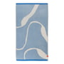 Mette Ditmer - Nova Arte Bath towel, 70 x 133 cm, light blue / off-white